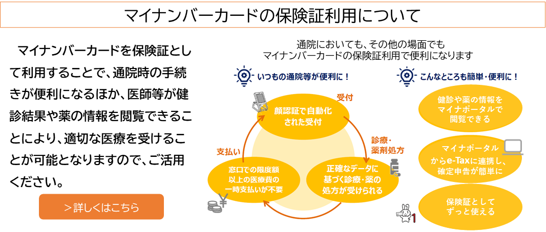 マイナンバーカードの保険証利用について[詳しくはこちら]